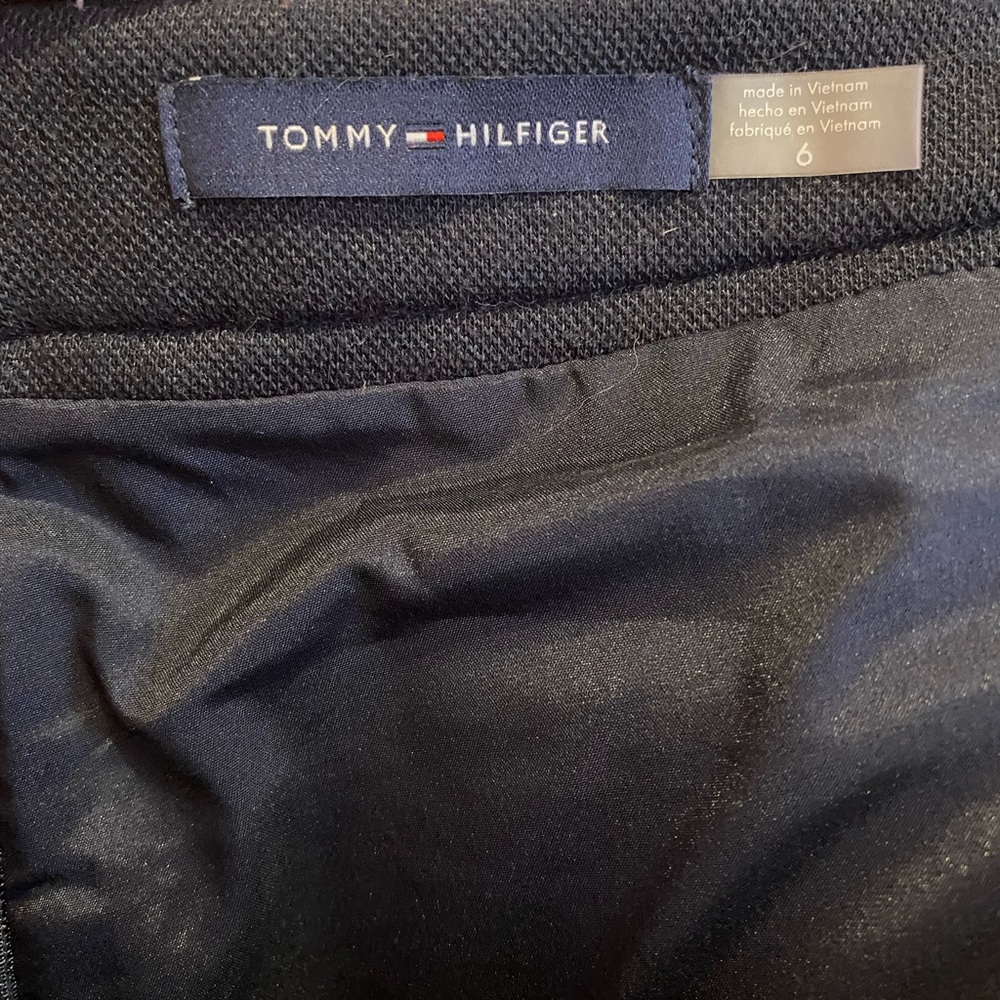 Tommy Hilfiger Navy Red Blue White Tie Skirt - Picture 4 of 4